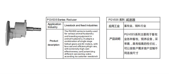 艾思捷定制款PGV035系列減速機(jī)--應(yīng)用在畜牧業(yè)、飼料行業(yè).jpg